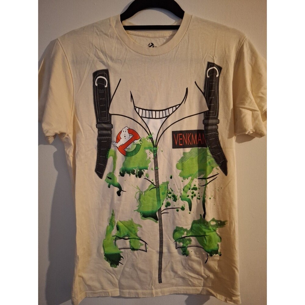 Official Ghostbusters Slimed Uniform Veckman Medium T-Shirt